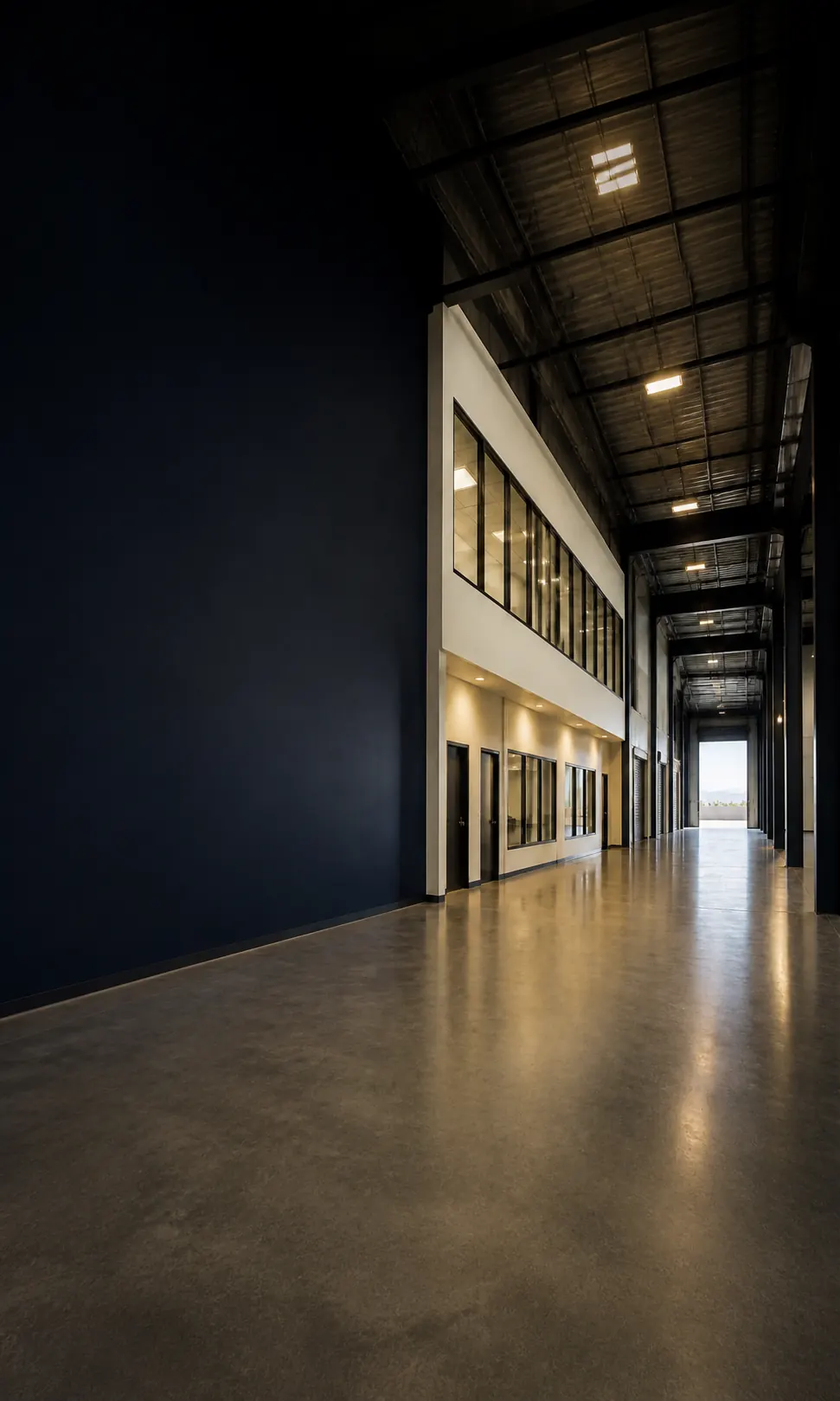 Industrial cleaning for the support spaces around active operations.